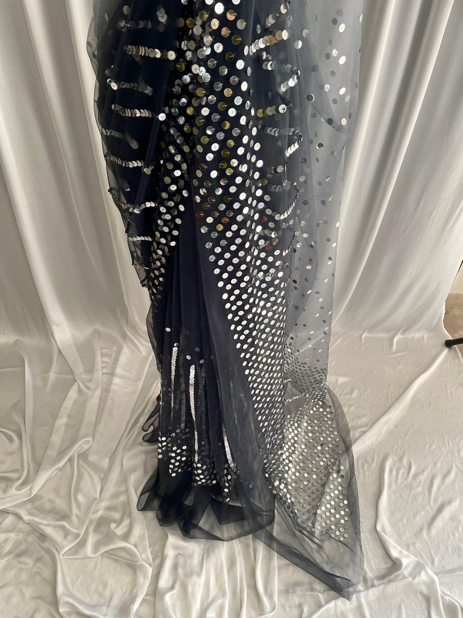Net Sequin: Grey