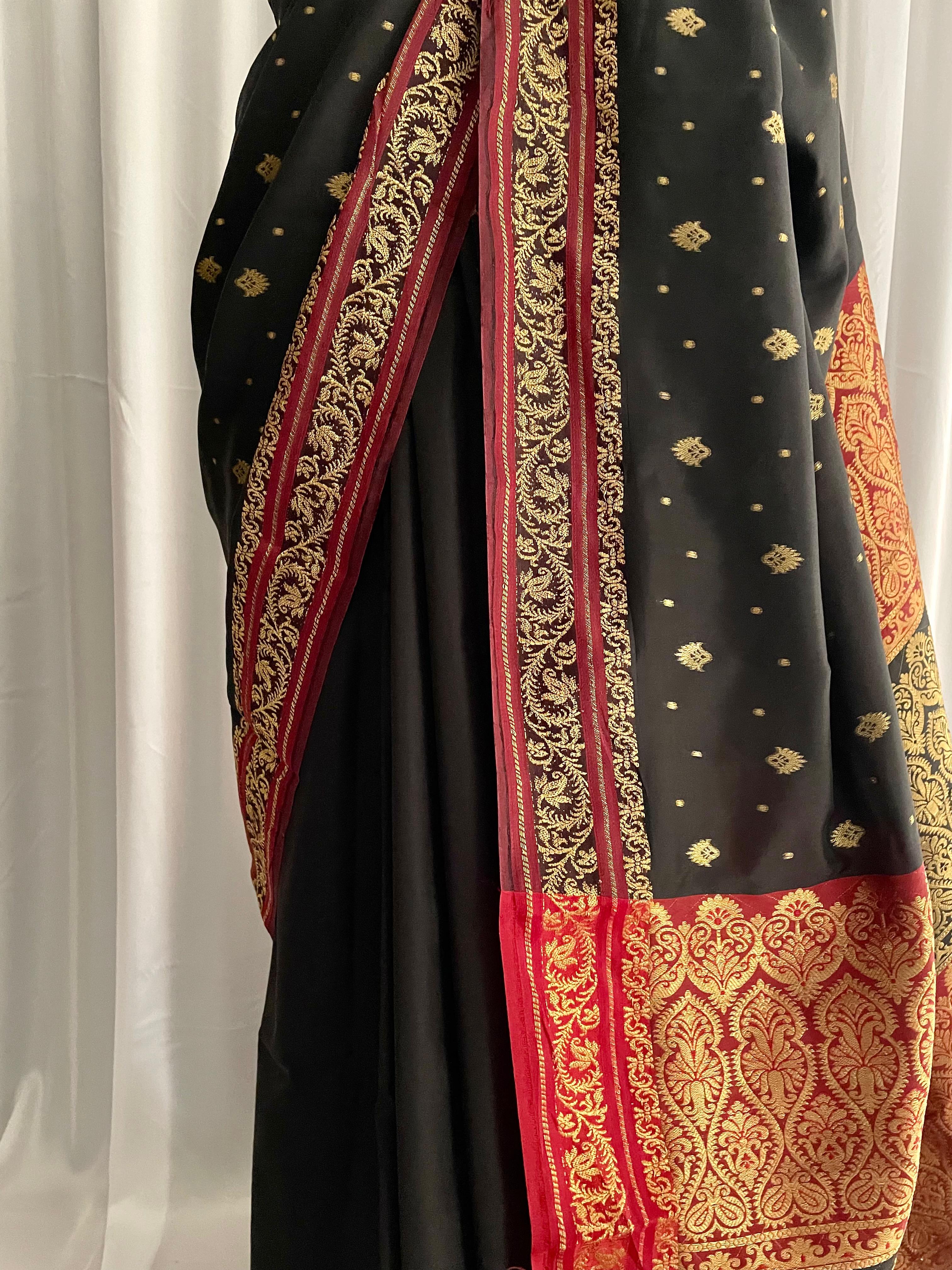 Riwayti Banarsi Silk: Black