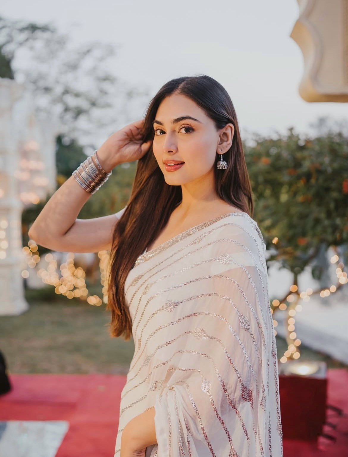 Pure Kamdani Mukaish: Bano