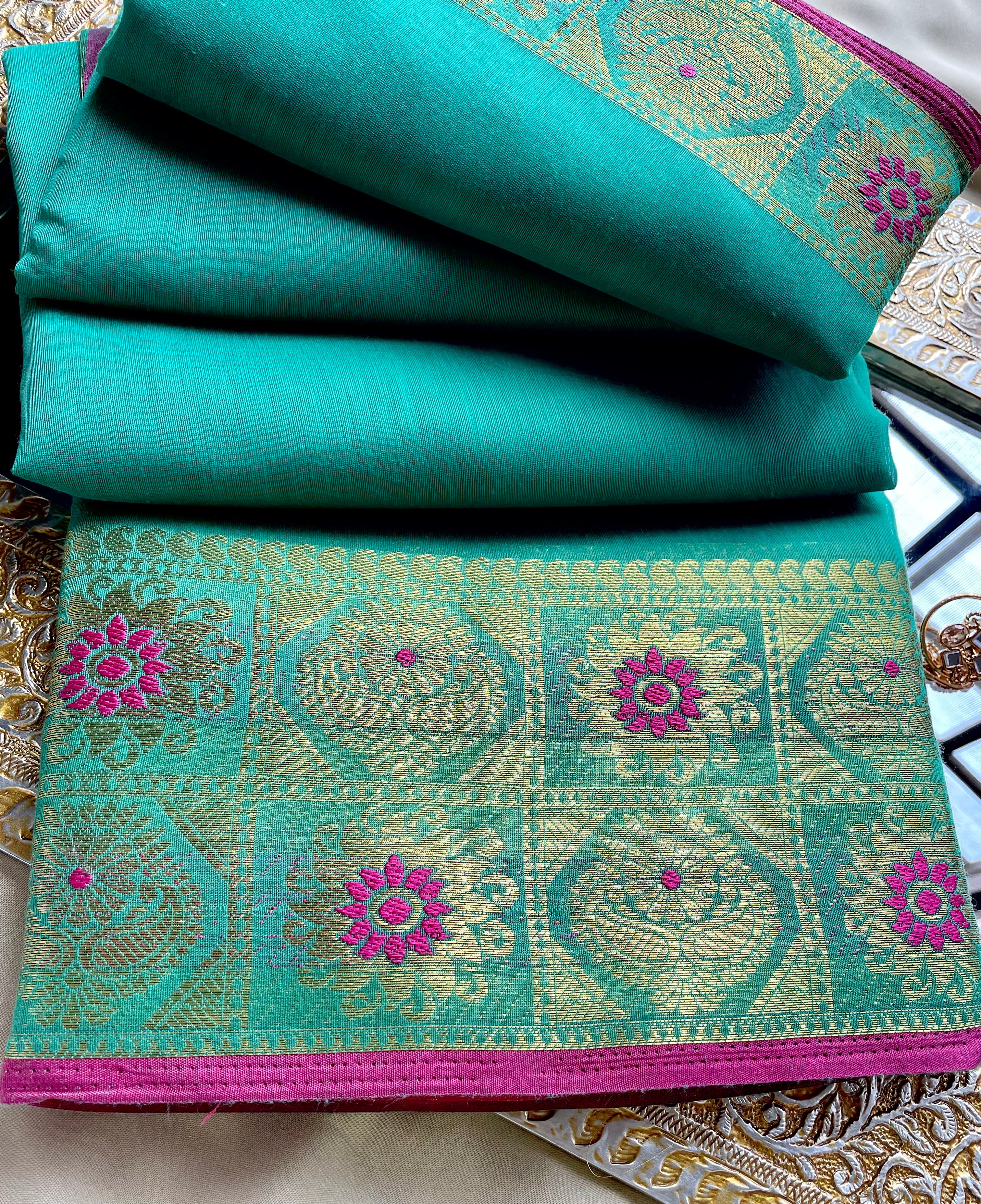 Handloom Pure Cottonsilk: Riya