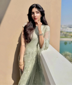 Embroidered Chiffon: Neha