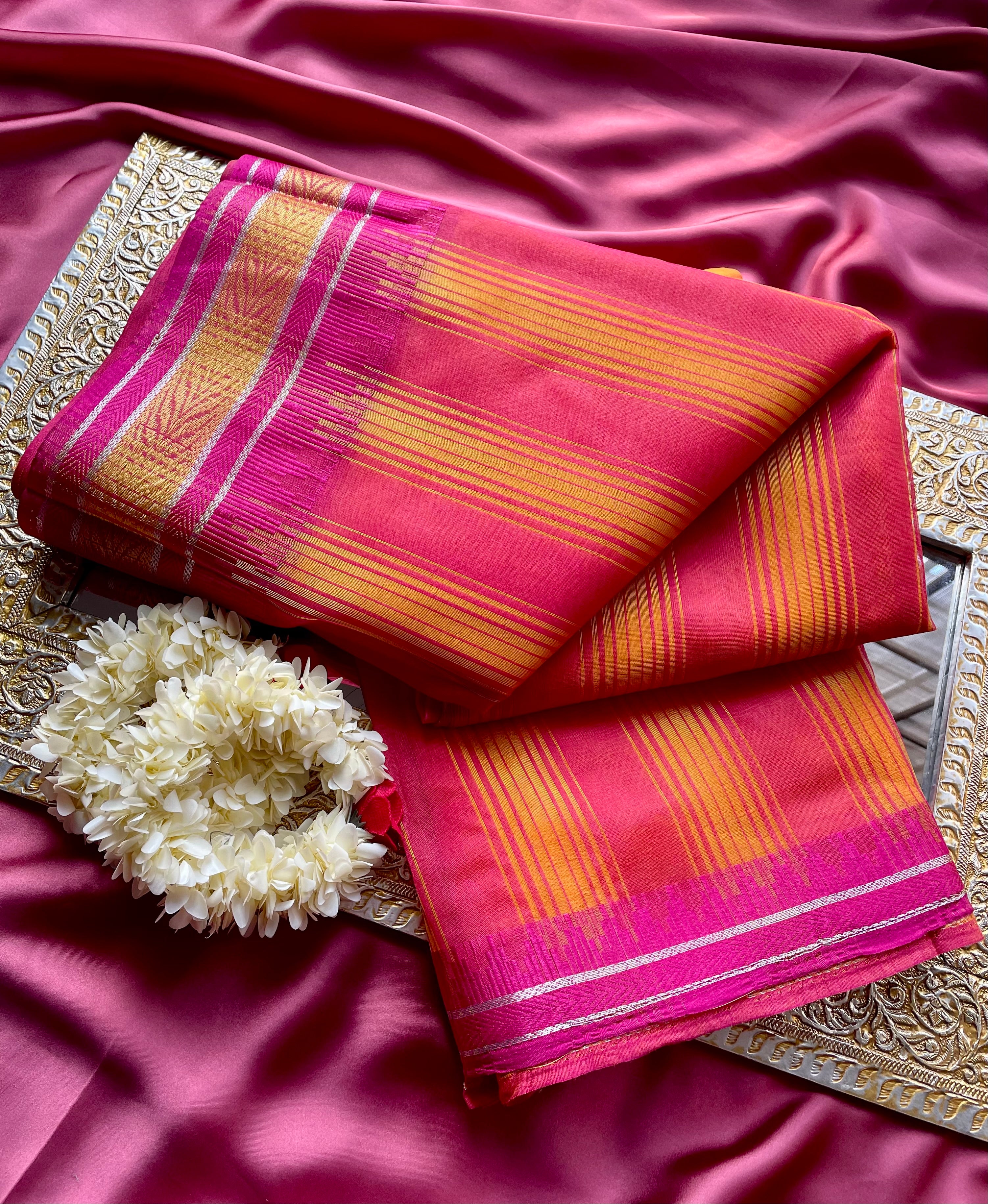 Dholki Cotton Silk: Jhalak