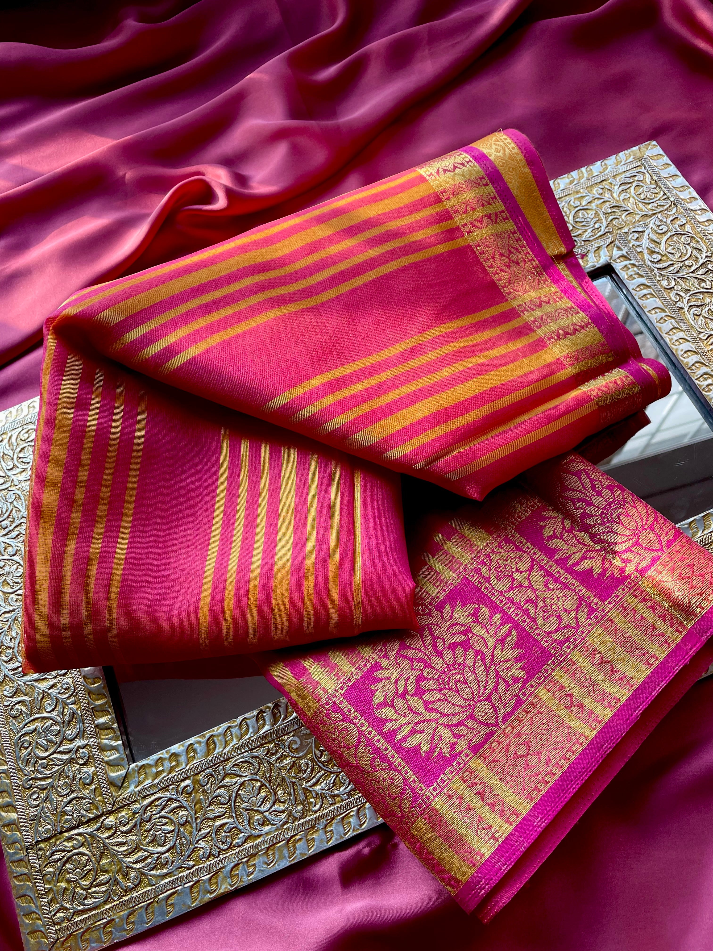 Dholki Cotton Silk: Suraj Mukhi