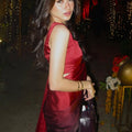 Jaan-E-Jahan - Ombré Silk: Fiery Red