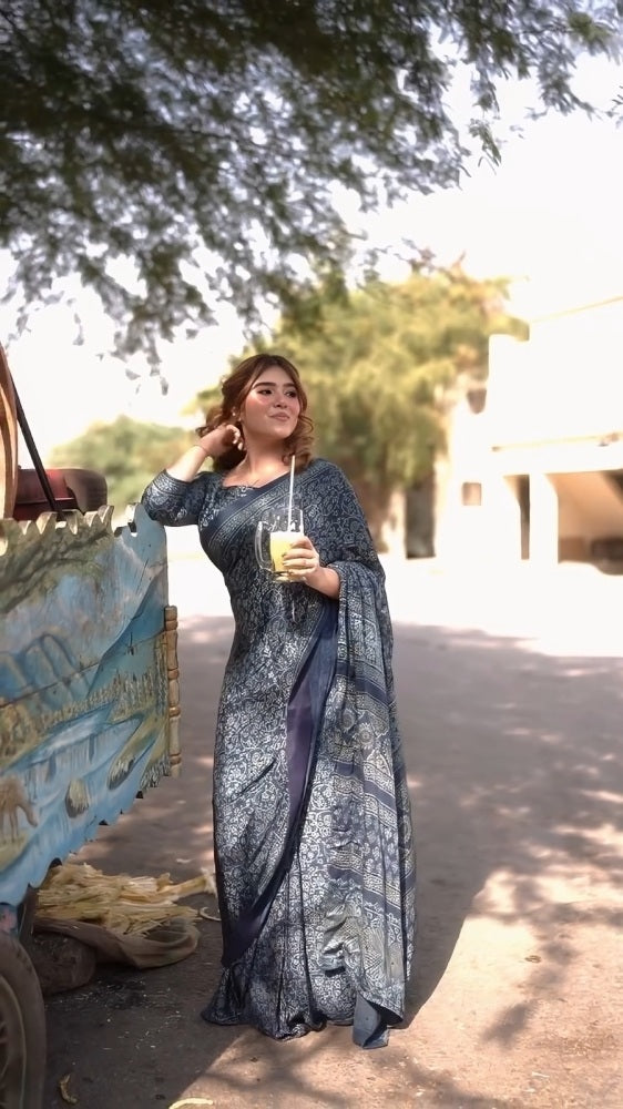 Ajrak: Lapis Lazuli