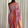 Riwayti Banarsi Silk: Light Lilac