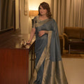 Chiffon Silk Banarsi - Moonveil