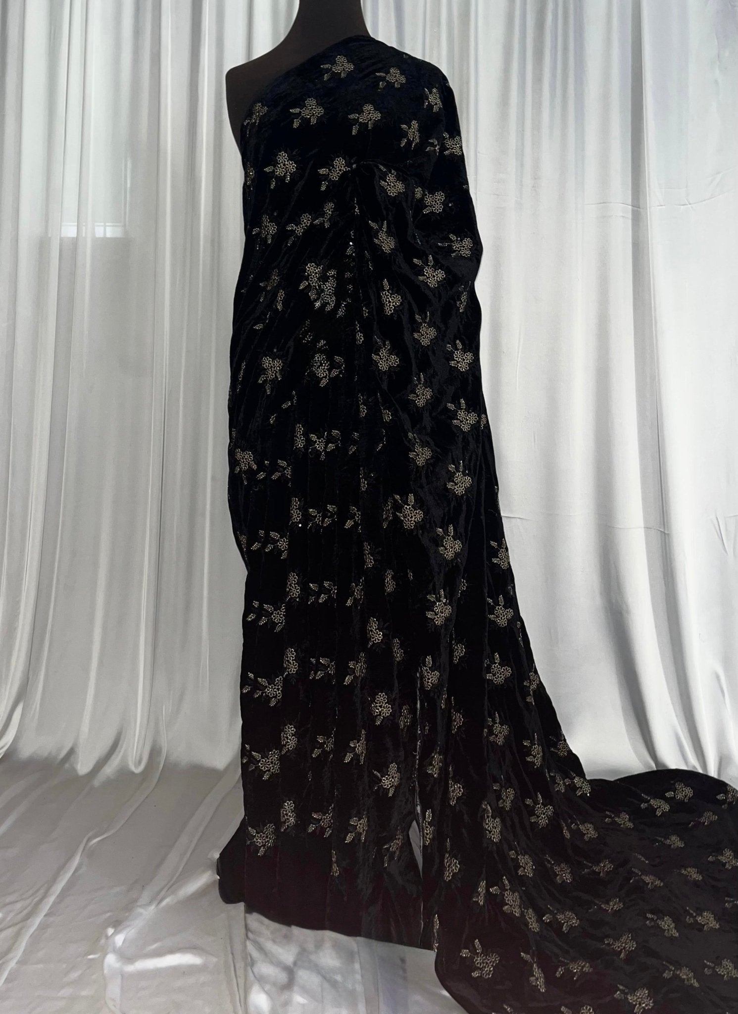 Nightfall Embroidered Velvet