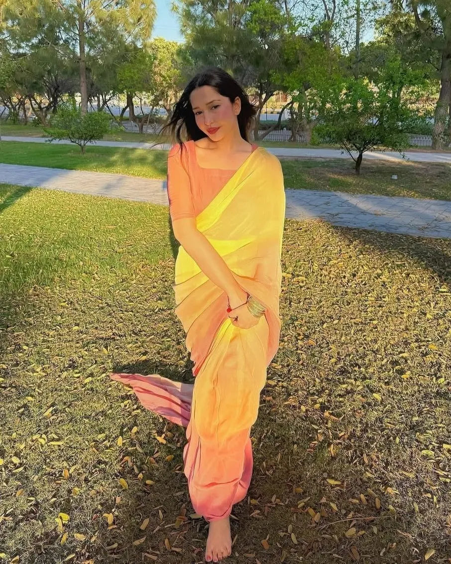 Ombré Pure Chiffon: Ember