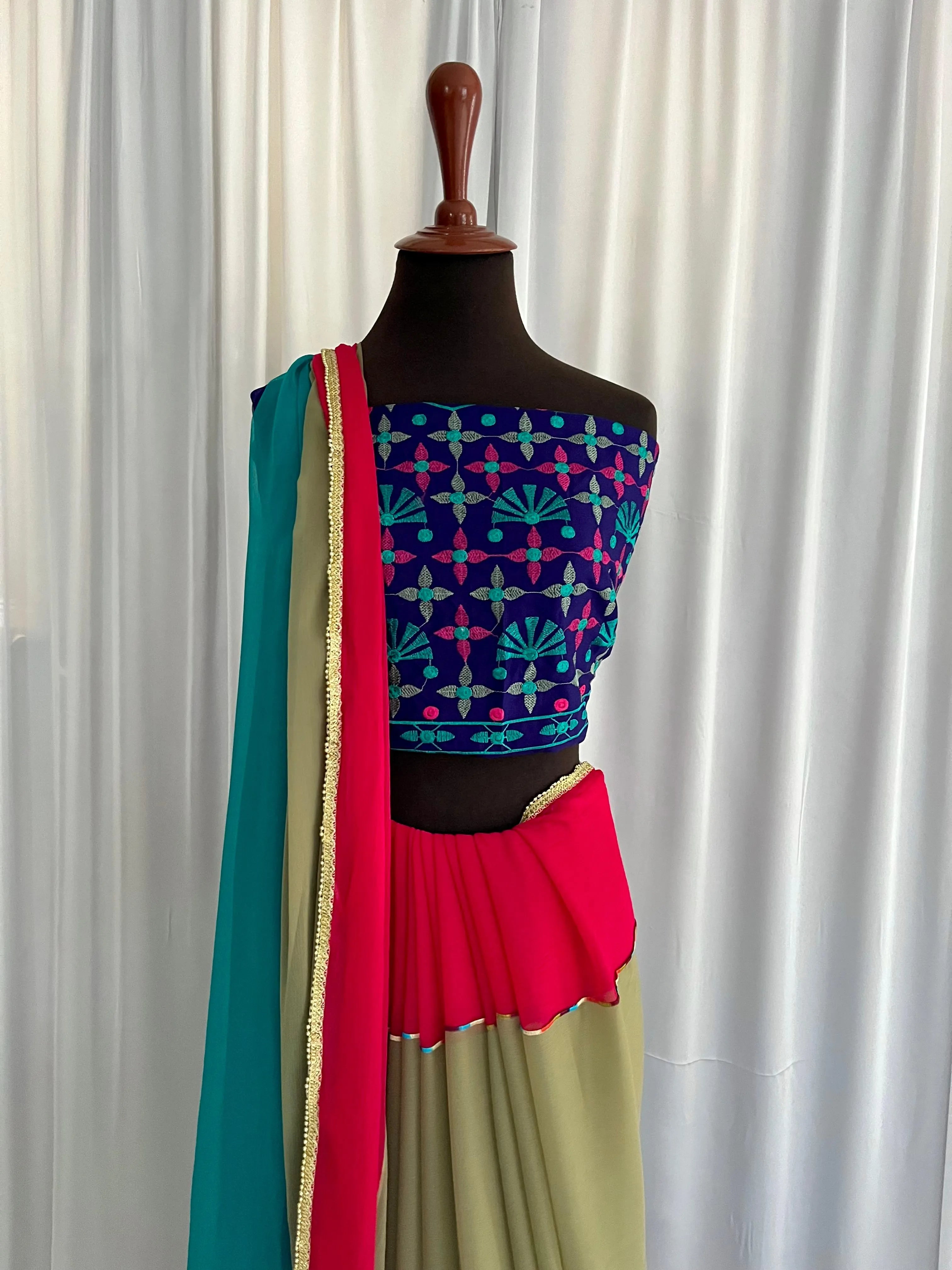 Ombre Chiffon: Jhumka
