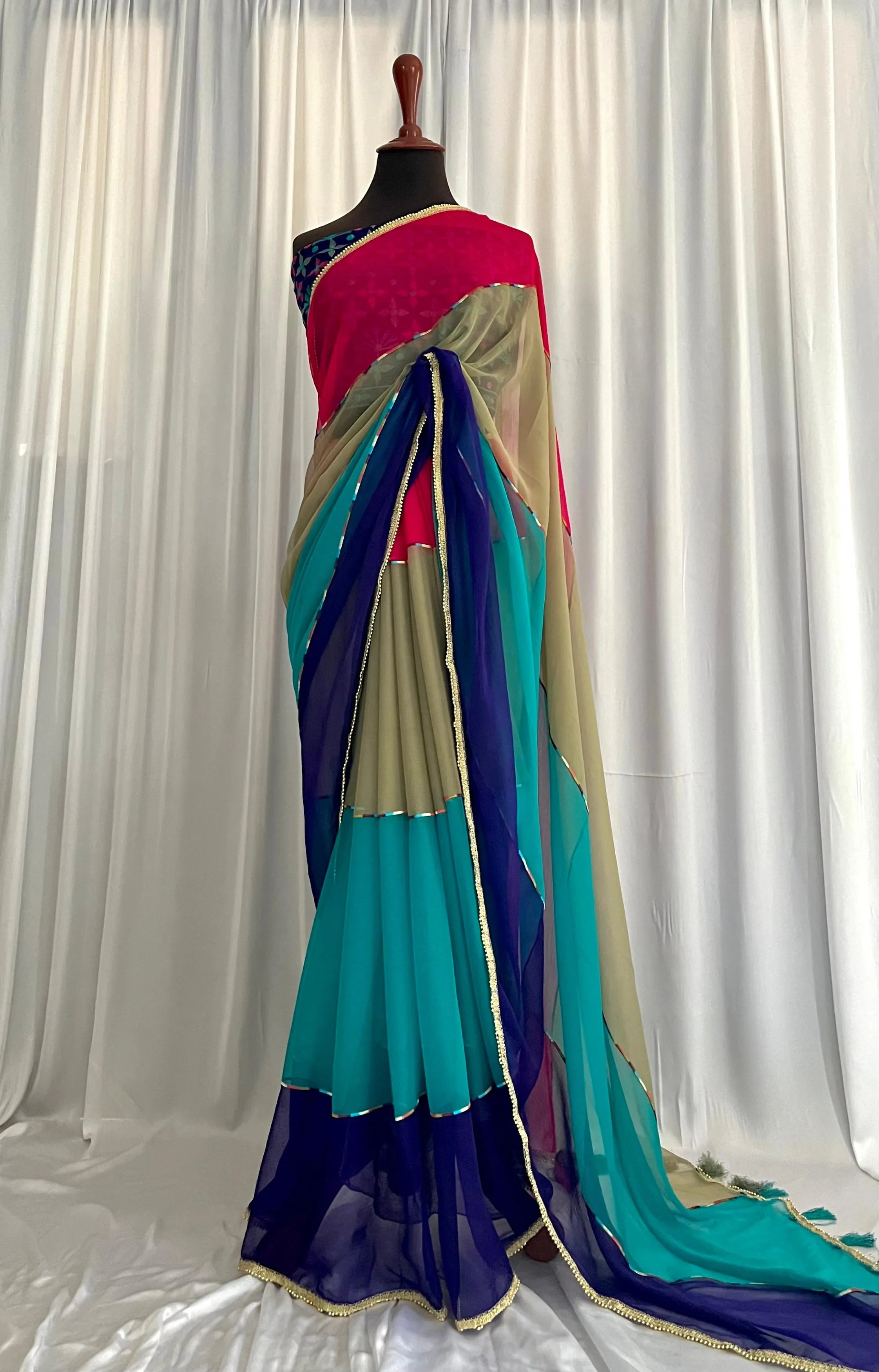 Ombre Chiffon: Jhumka
