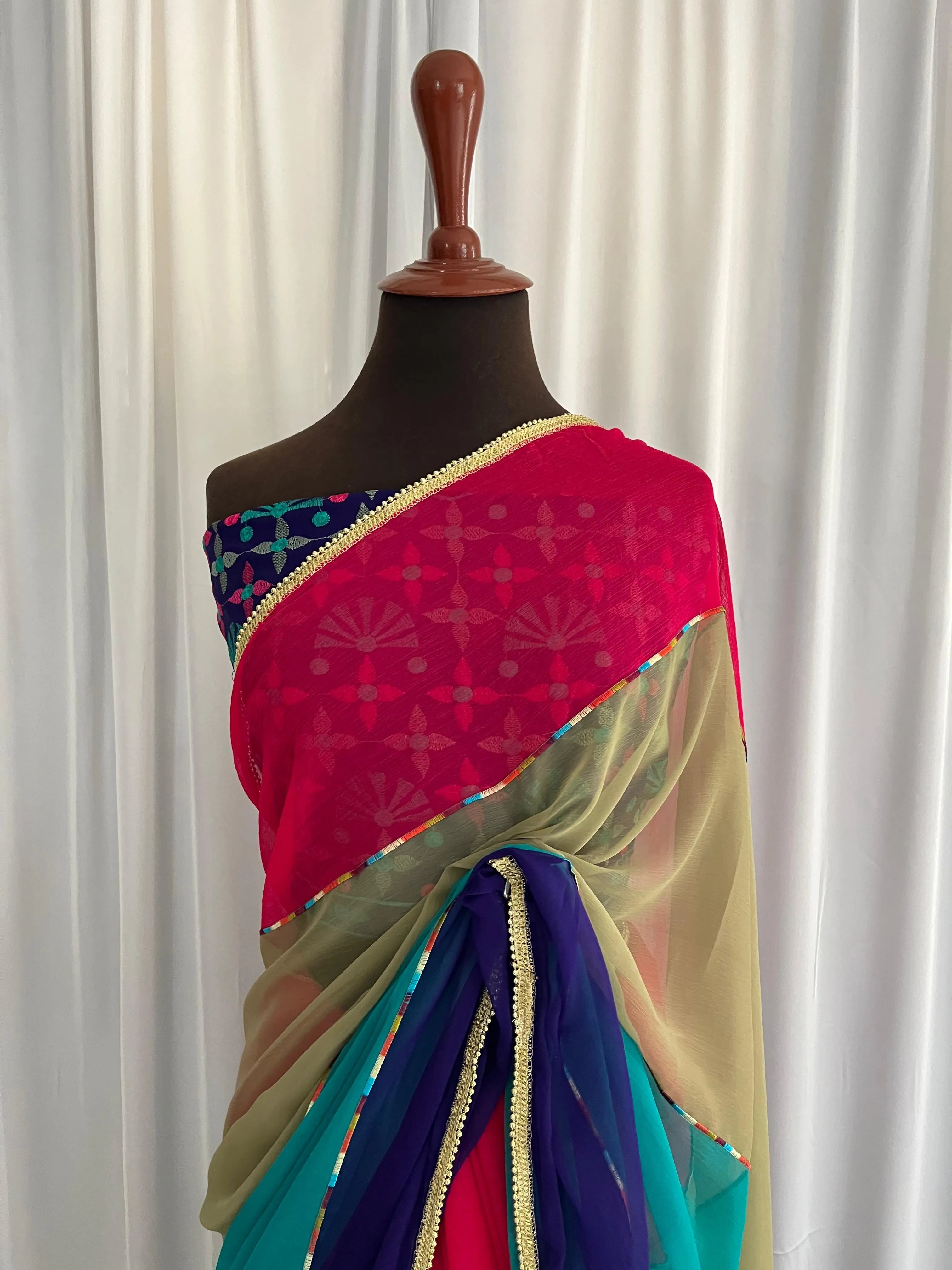 Ombre Chiffon: Jhumka