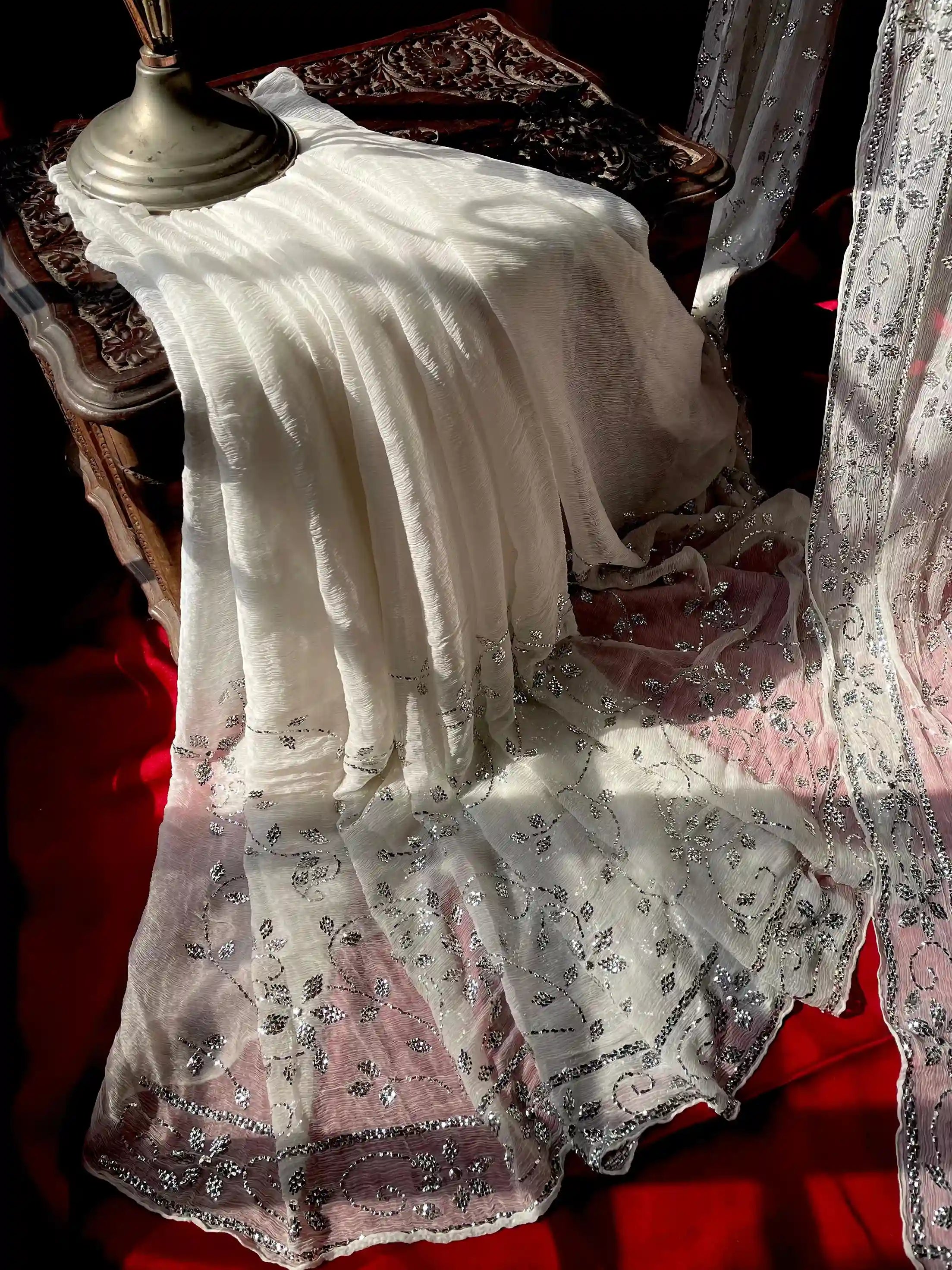 Pure Kamdani Mukaish: Chanda
