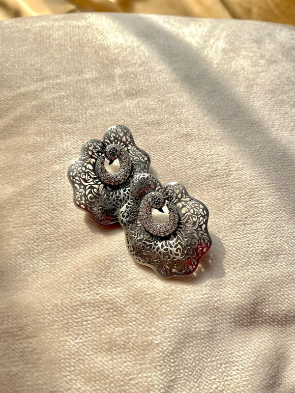 Rajasthani Peacock Studs