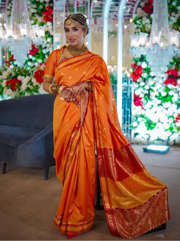 Riwayti Banarsi Silk: Mustard