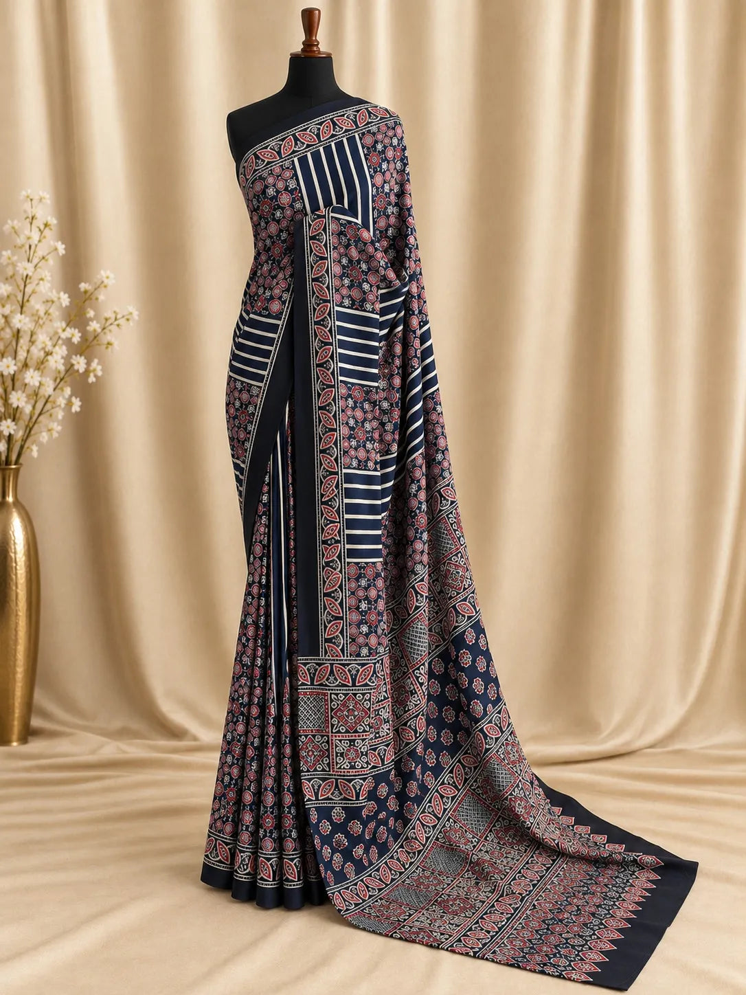 Printed Silk: Sahar