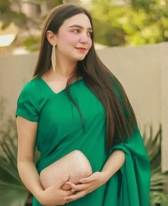 Sample Sale - Solid Charmeuse: Emerald