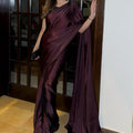 Solid Charmeuse: Plum