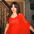 Solid Pure Chiffon: Red Hot