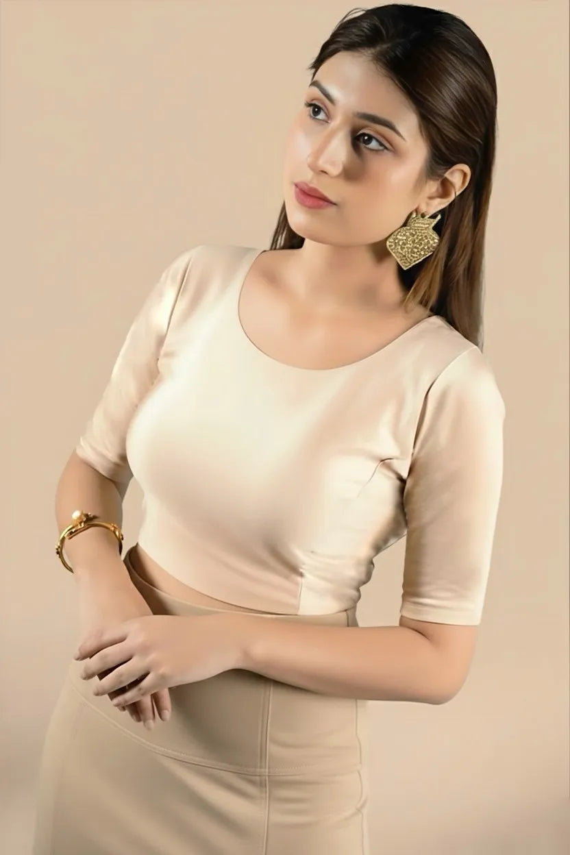 Stretch™️ Blouse - Ivory Gold 2.0