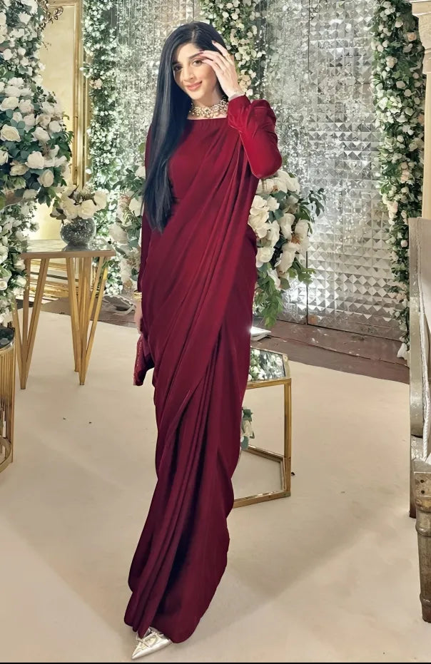 Velvet Breeze: Maroon