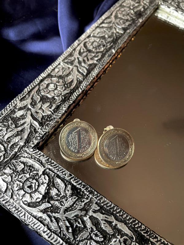 Vintage Coin Studs
