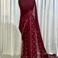 Embroidered Chiffon: Vixen