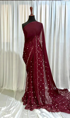 Embroidered Chiffon: Vixen