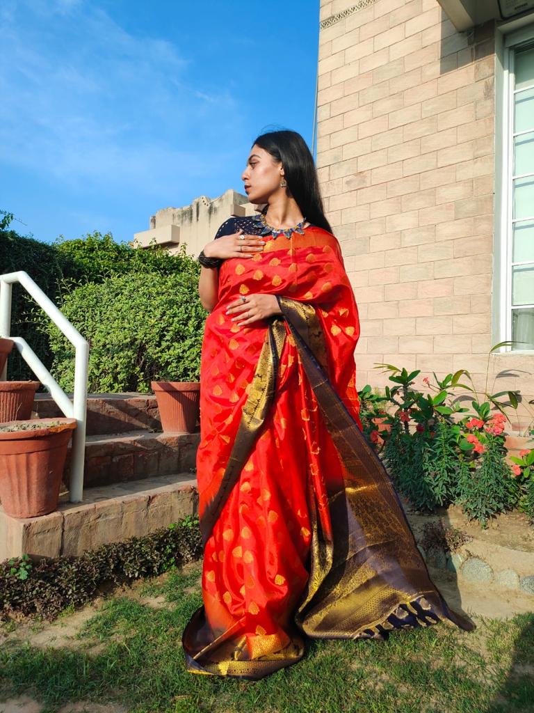 Mastani: Bridal Red Banarsi (Indian)