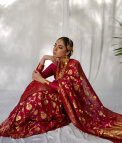Jaan-E-Jahan - Banarasi: Laal Ishq (Stitched Blouse)