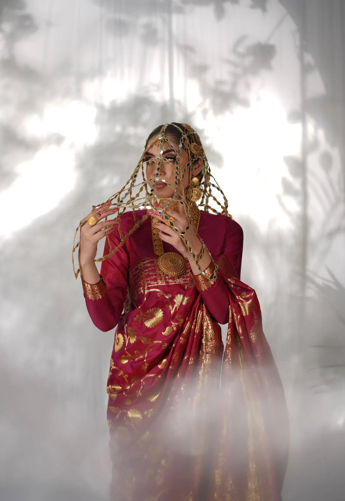 Jaan-E-Jahan - Banarasi: Laal Ishq (Stitched Blouse)
