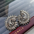 Mughal Peacock Studs