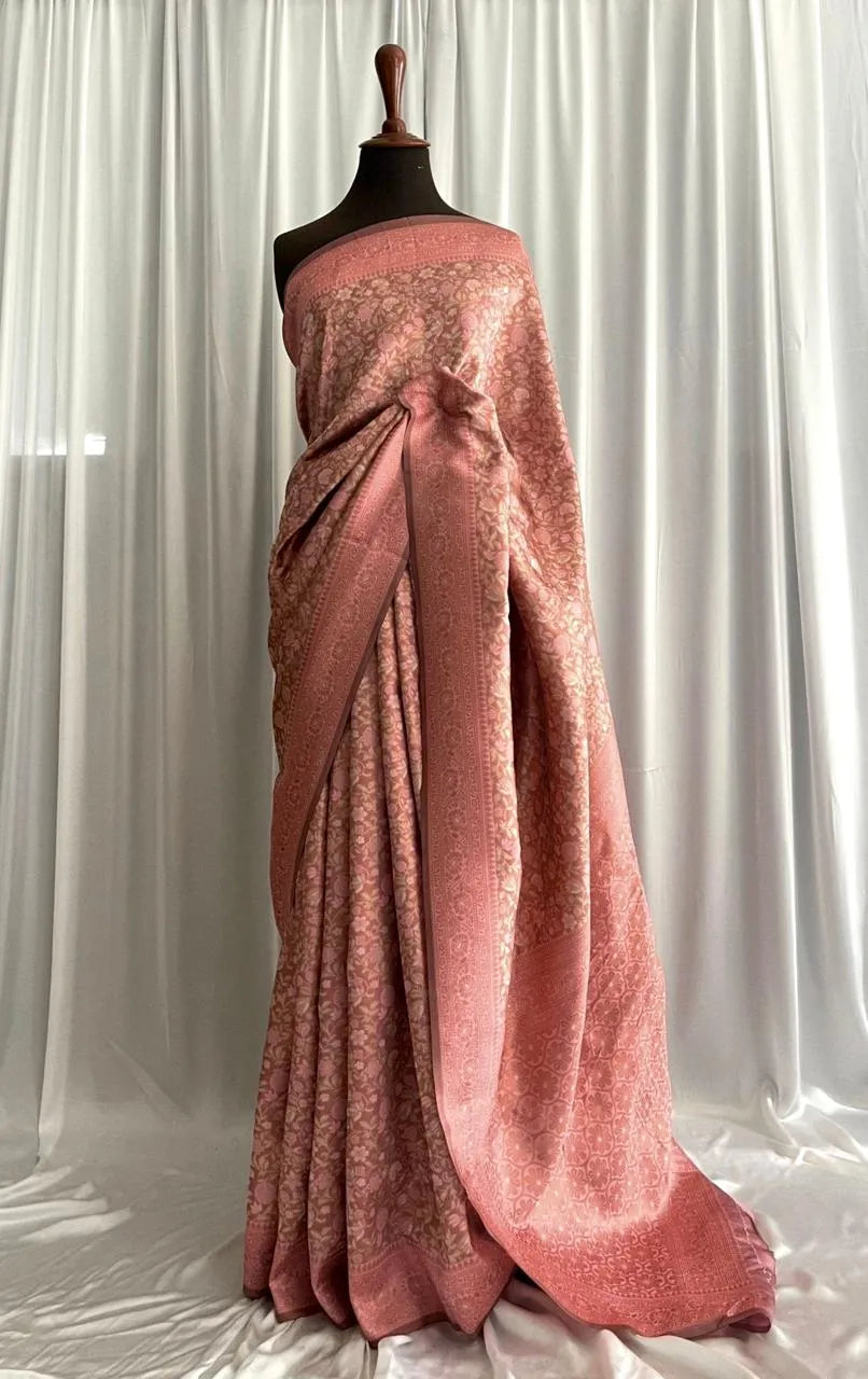 Jamavar Banarsi Silk: Zarveen
