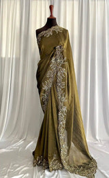 Embellished Tissue Silk: Zivara