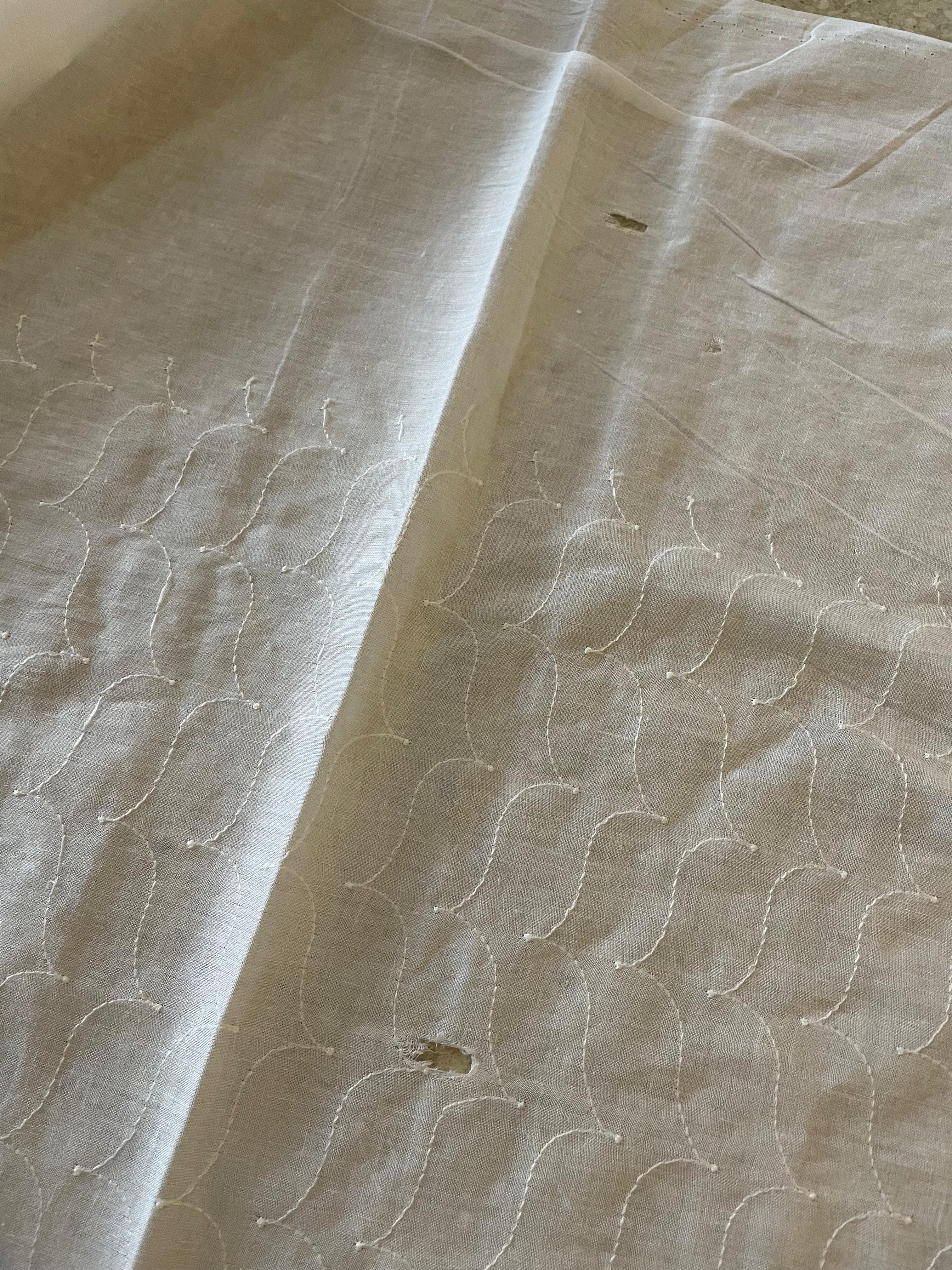 Sample Sale - Chikan Edit: Creamy White