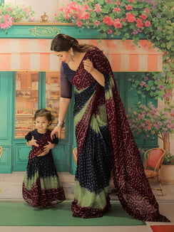 Hand-tied Chunri: Warisha