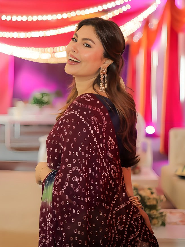 Hand-tied Chunri: Warisha