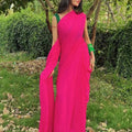 Solid Pure Chiffon: Hot Pink