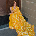 Hand-Blocked Cotton: Dahlia