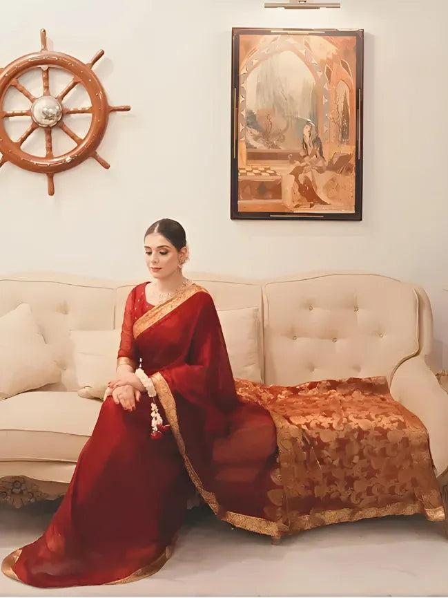 Chiffon Silk Banarsi - Diya