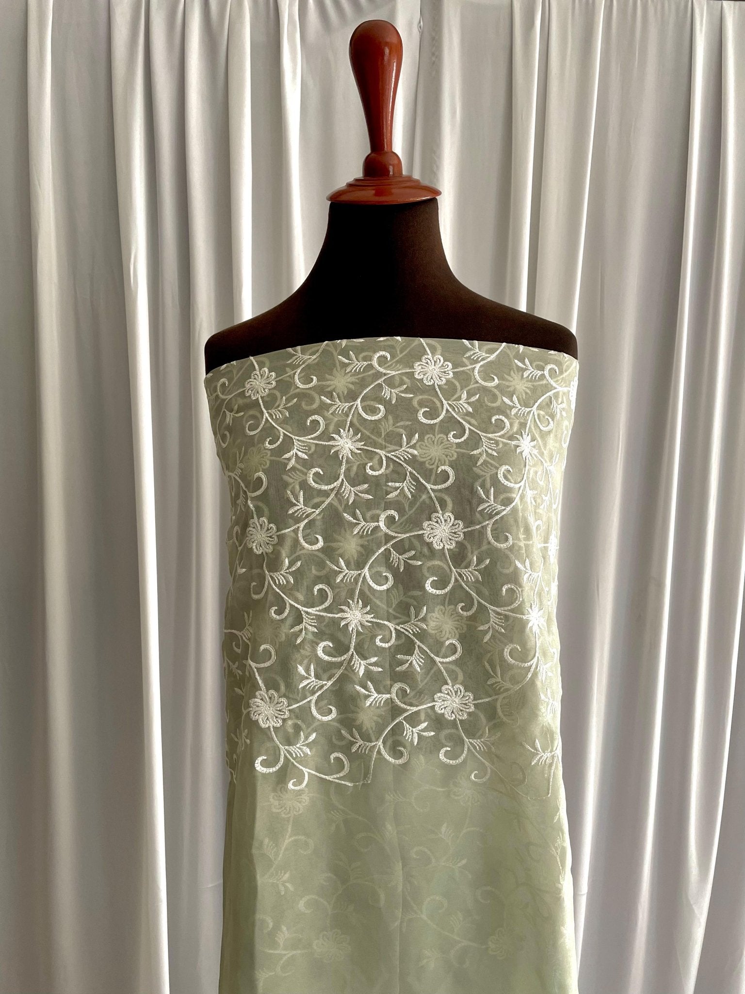 Embroidered Chiffon: Neha