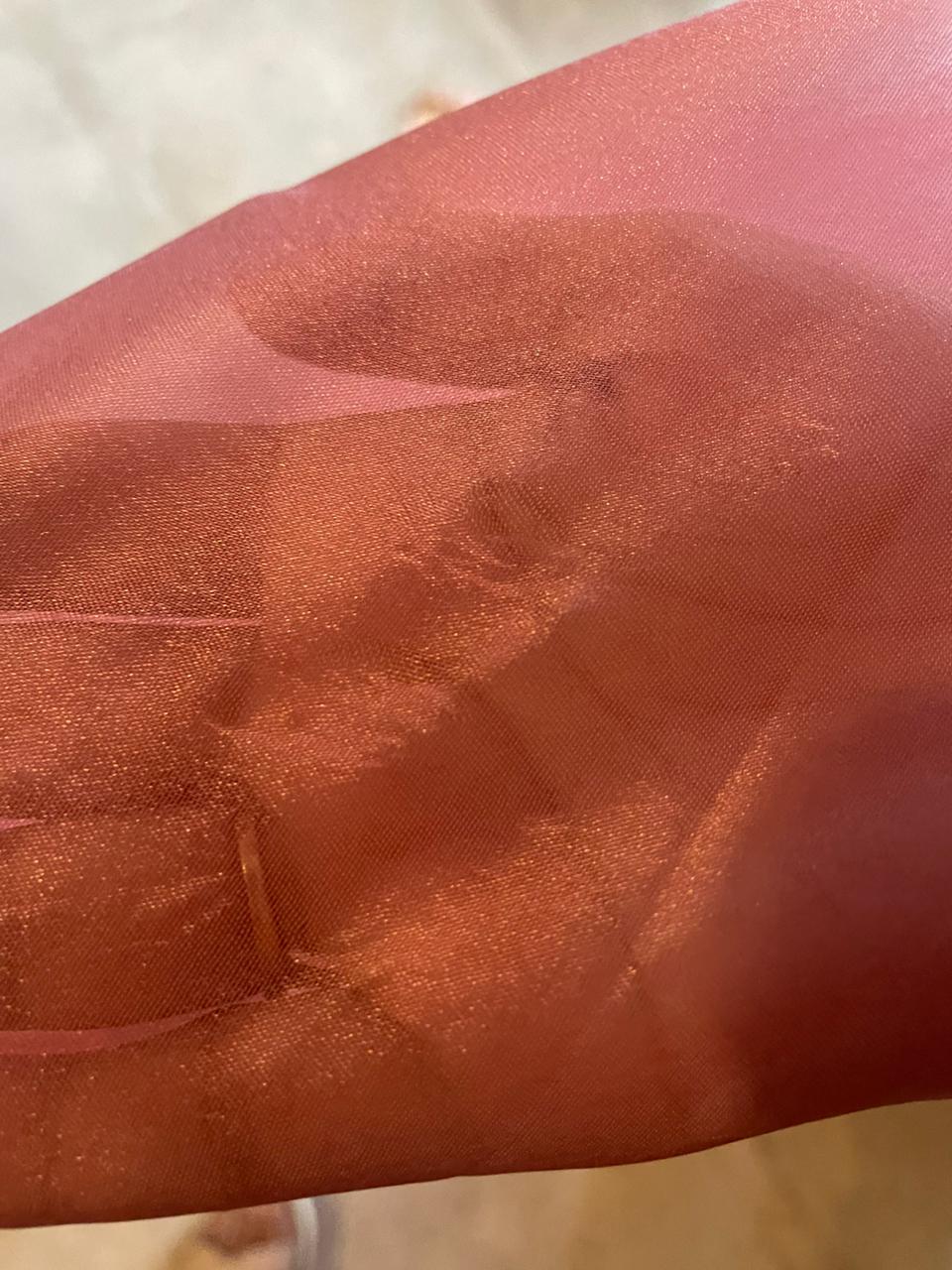 Sample Sale: Chiffon Silk Banarsi - Soft Petals