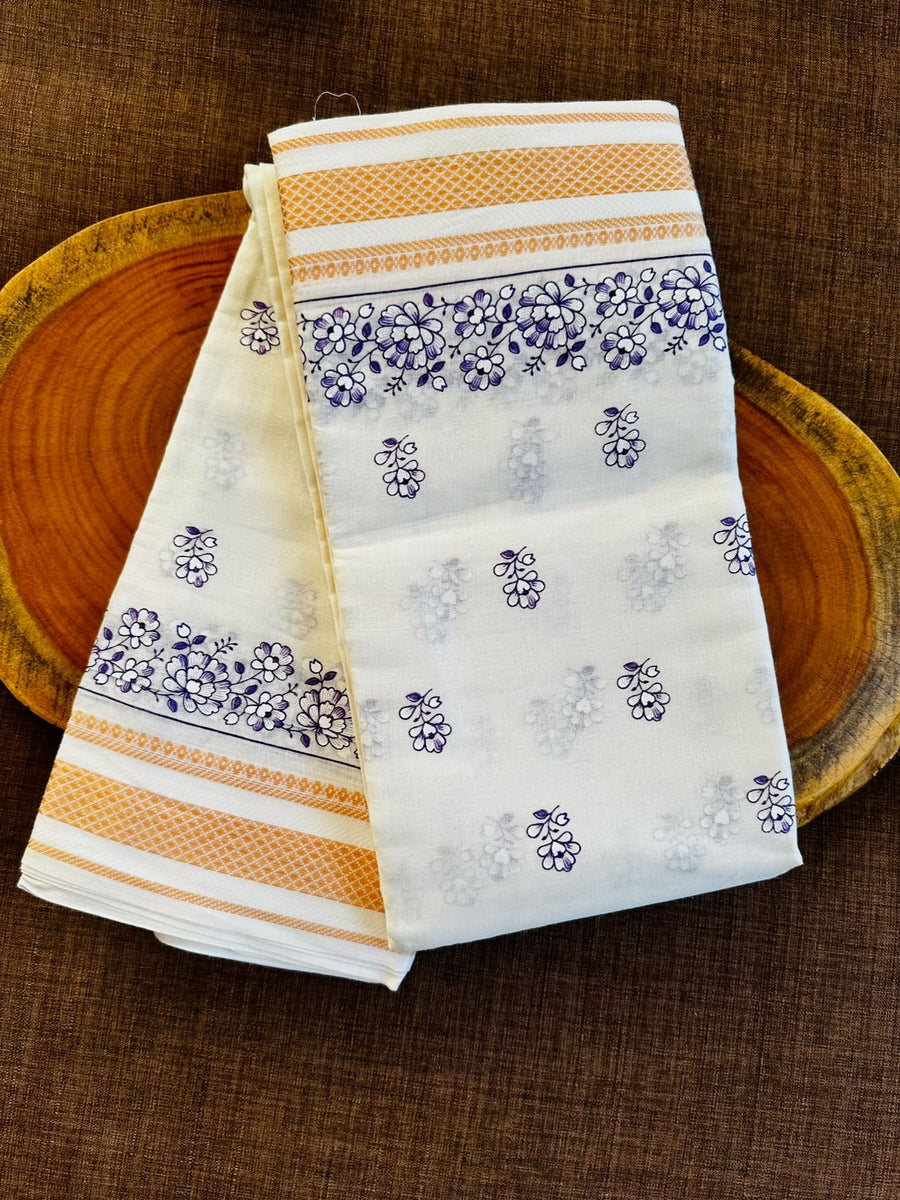 Organic Cotton: Lilac Primrose – The Saari Girl - Saree Online