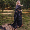 Noor e Jehan Banarsi Silk: Black