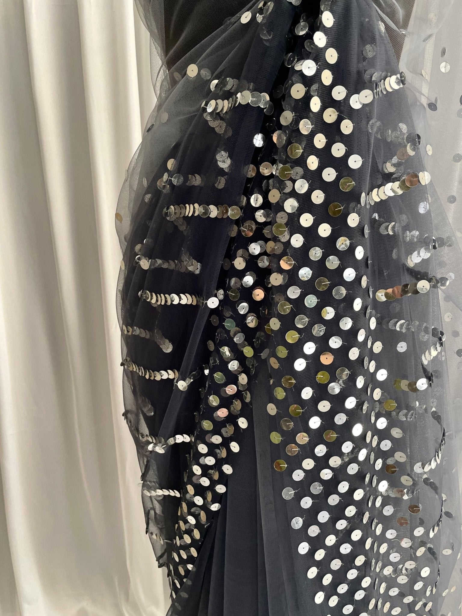 Net Sequin: Grey