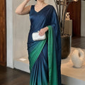 Ombré Silks: Peacock Blue