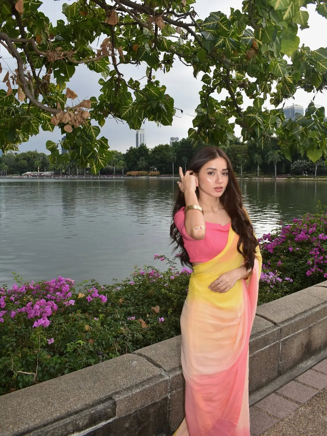 Ombré Pure Chiffon: Ember