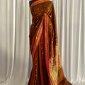 Riwayti Banarsi Silk: Cocoa Brown