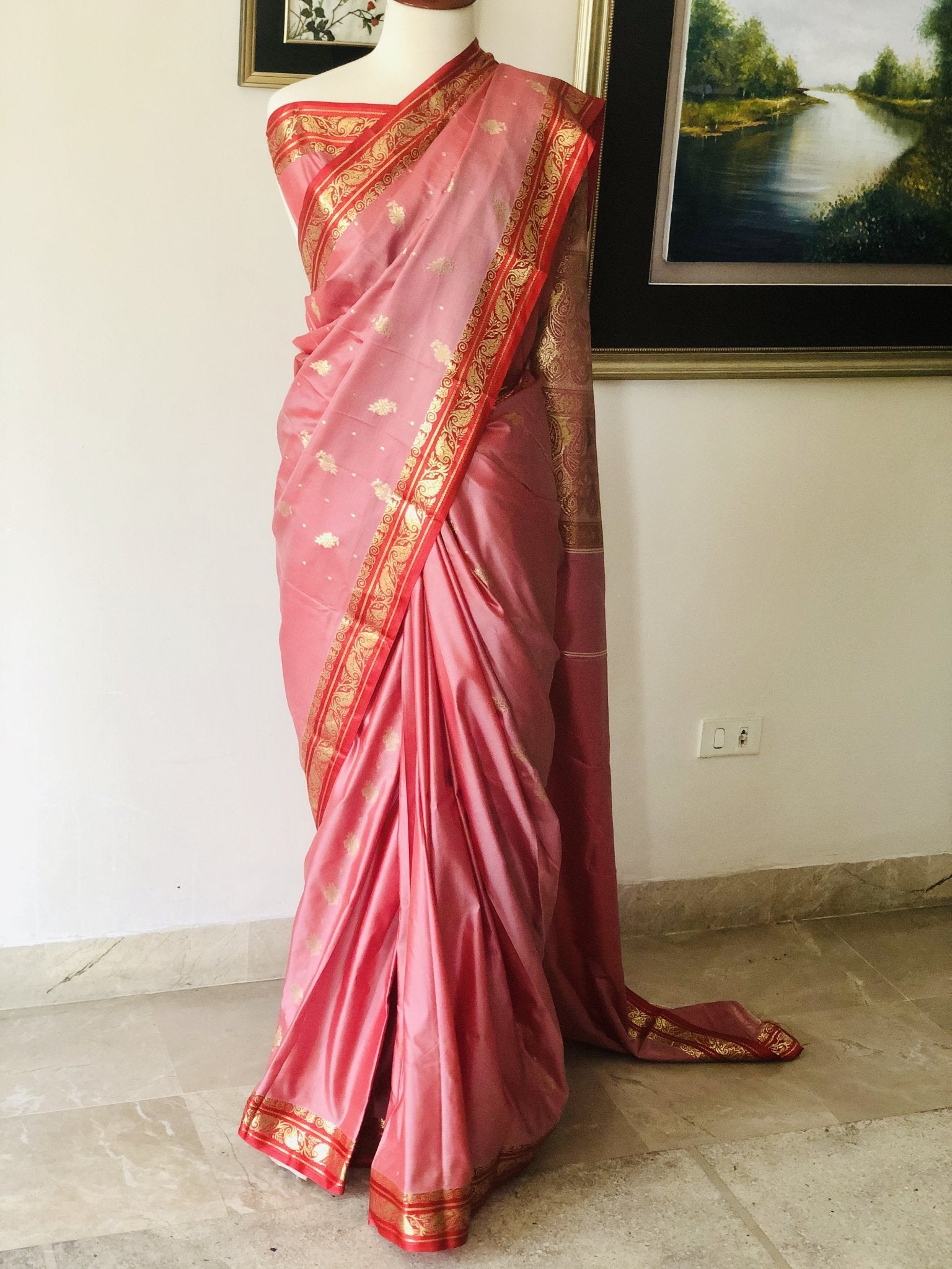 Riwayti Banarsi Silk: Umara & Kashaf Pink