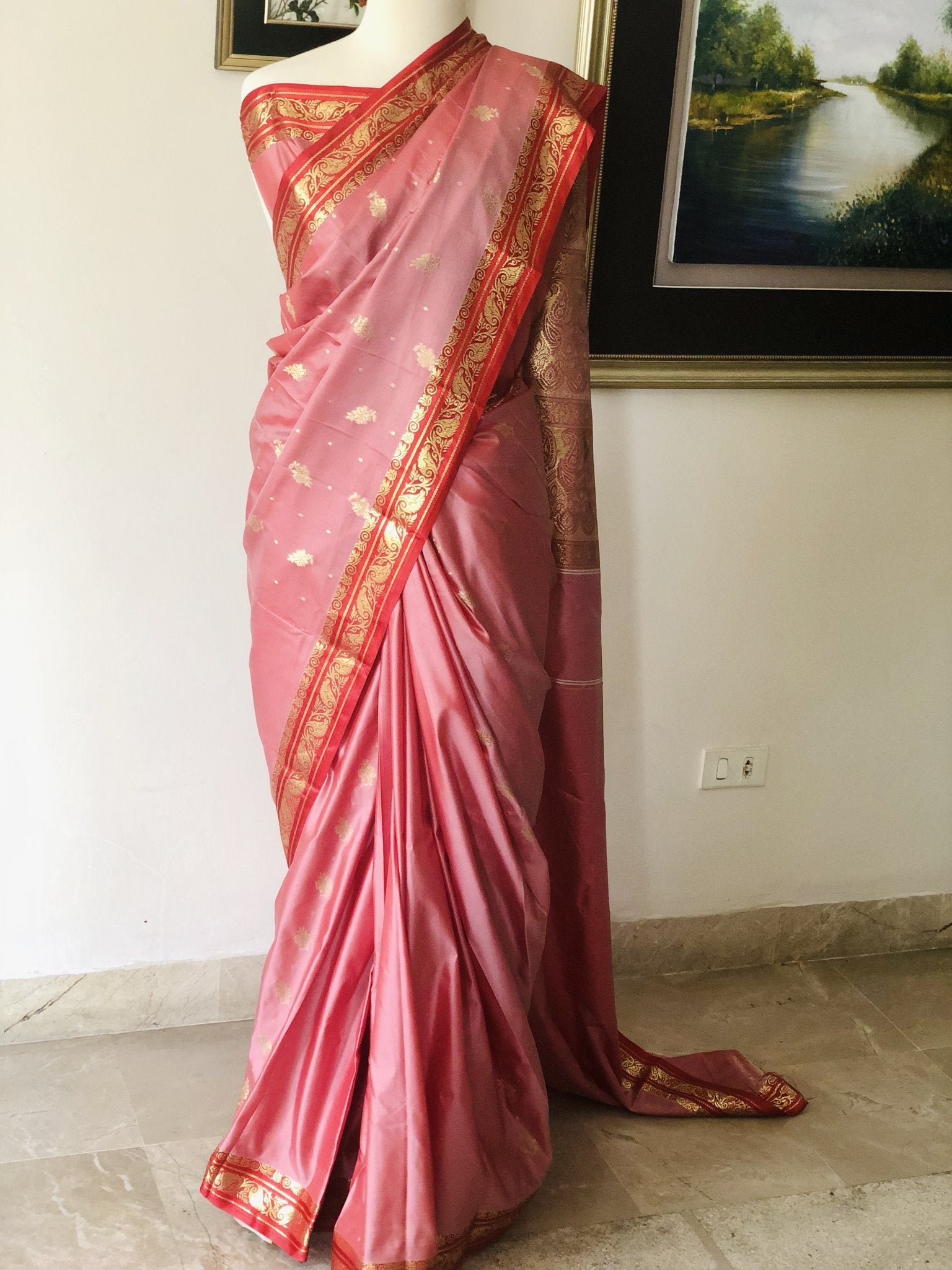 Riwayti Banarsi Silk: Umara & Kashaf Pink